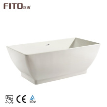 Factory supply square acrylic portable freestanding bathtub acrylic tub bathroom